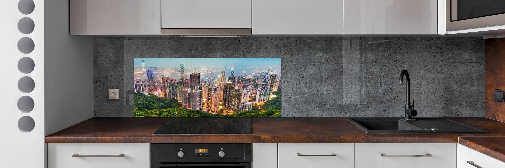 Panel między meble w kuchni Hongkong
