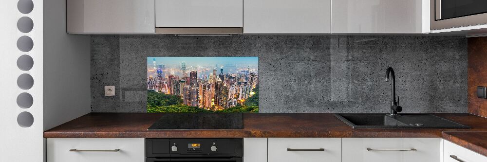 Panel między meble w kuchni Hongkong