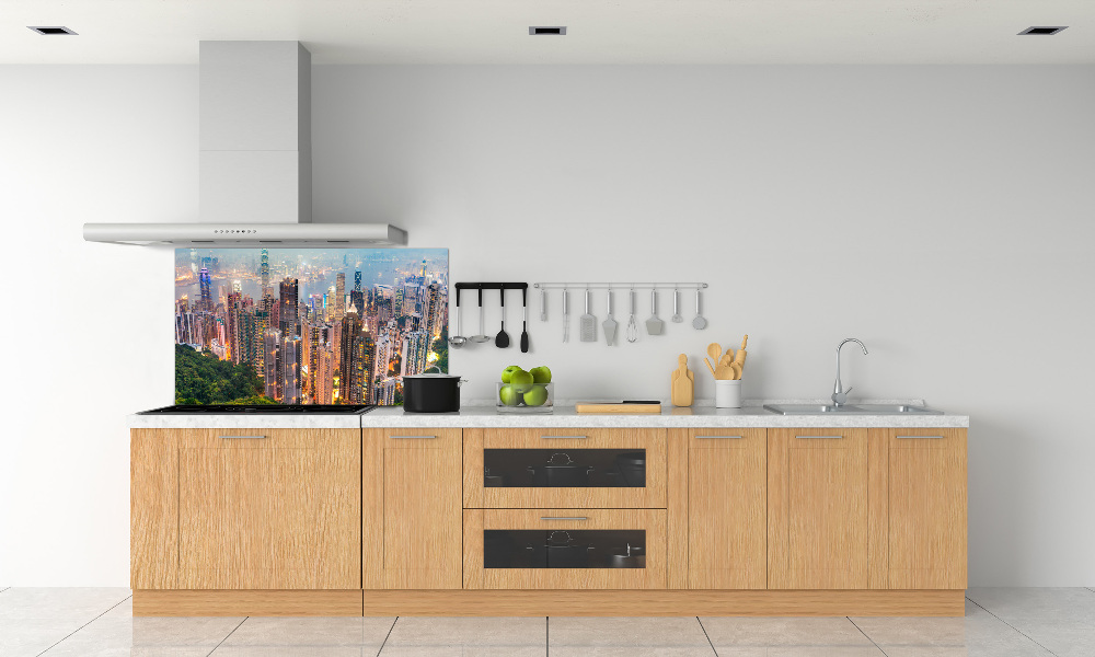 Panel między meble w kuchni Hongkong