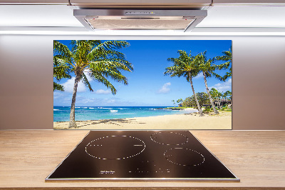 Panel do kuchni Tropikalna plaża