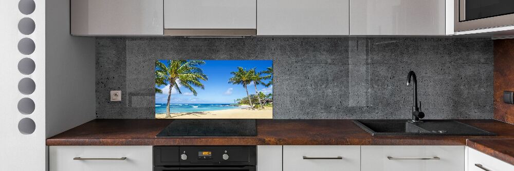 Panel do kuchni Tropikalna plaża