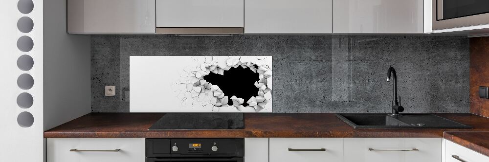 Panel do kuchni Dziura w ścianie