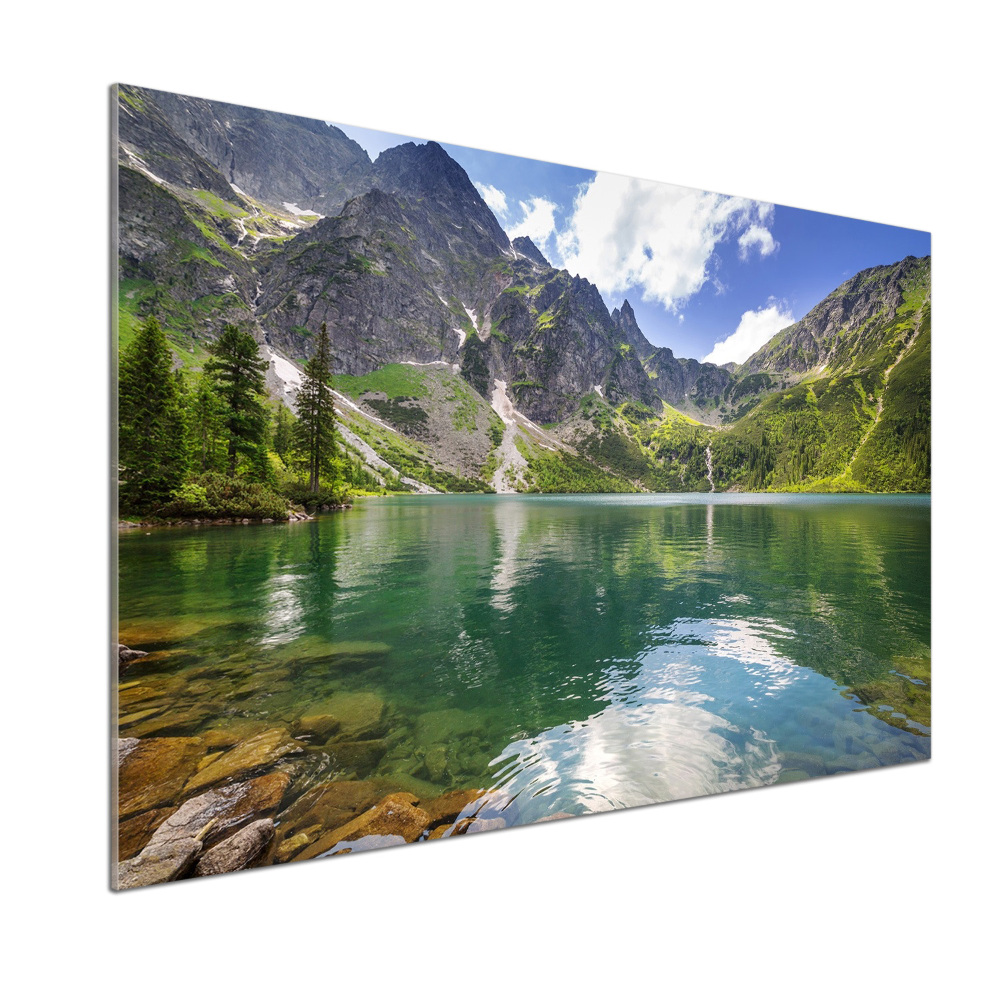 Panel do kuchni Morskie oko Tatry