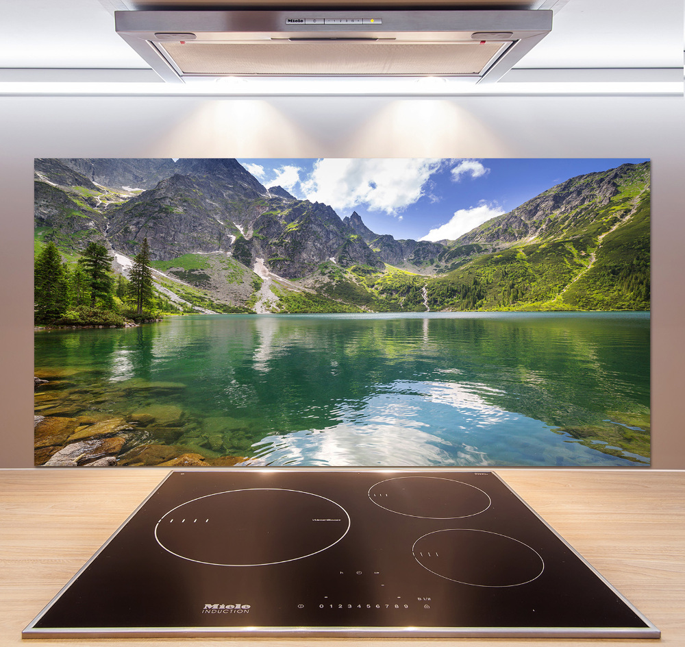 Panel do kuchni Morskie oko Tatry