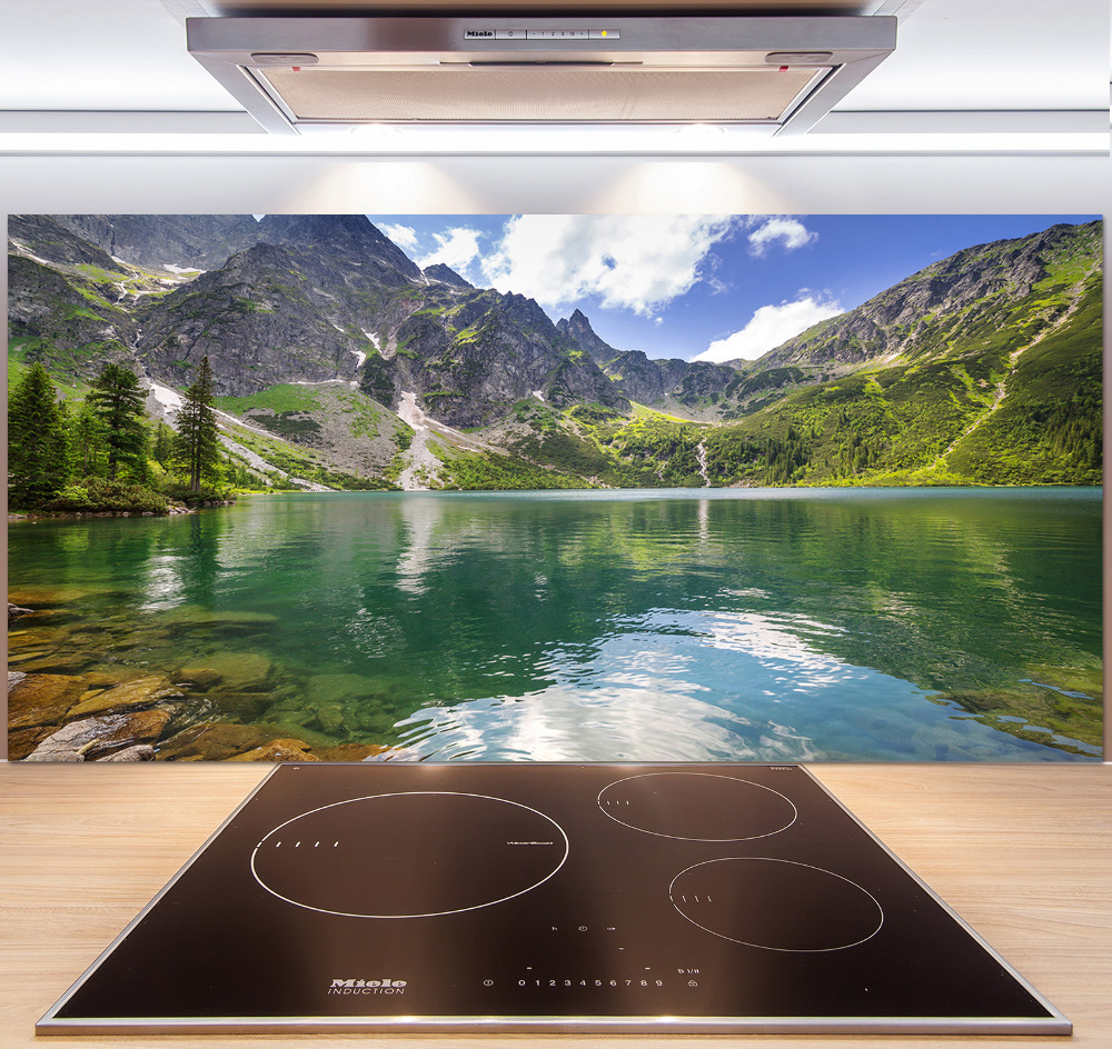 Panel do kuchni Morskie oko Tatry