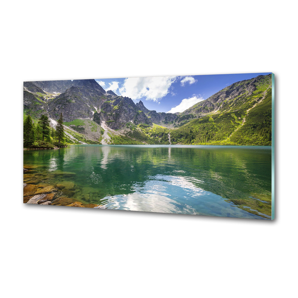 Panel do kuchni Morskie oko Tatry