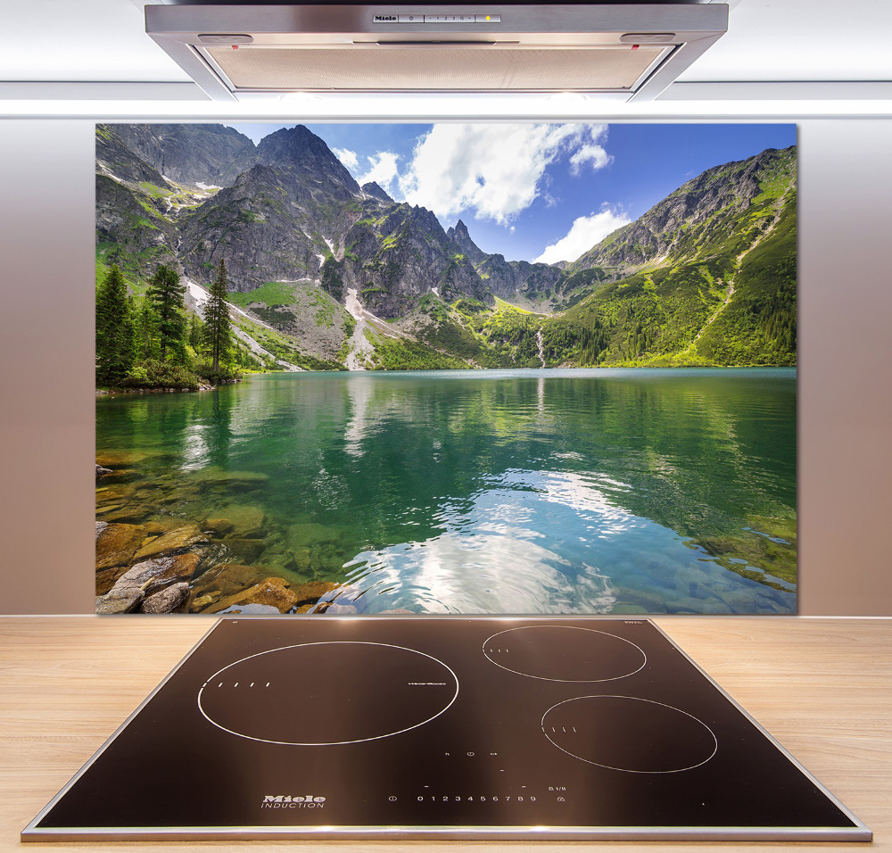 Panel do kuchni Morskie oko Tatry