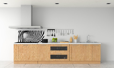Panel między meble w kuchni Tunel 3D