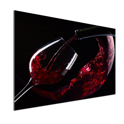Panel do kuchni Czerwone wino