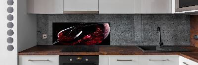 Panel do kuchni Czerwone wino