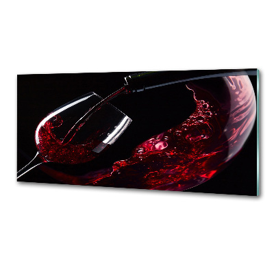 Panel do kuchni Czerwone wino