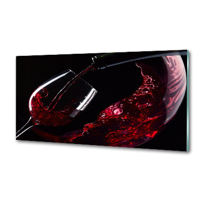 Panel do kuchni Czerwone wino