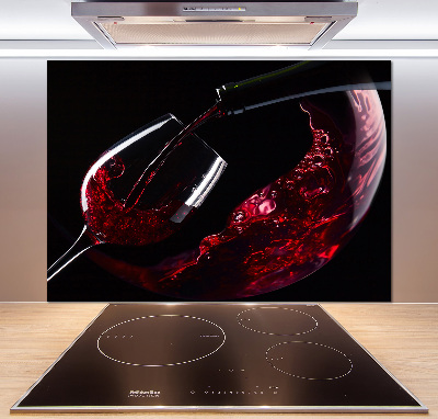 Panel do kuchni Czerwone wino