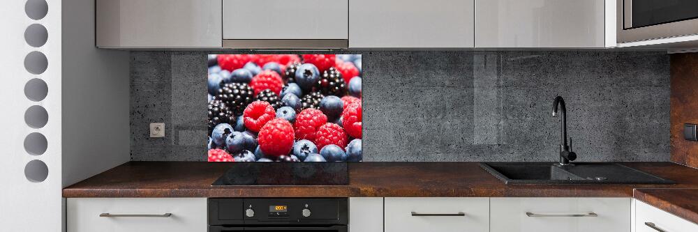 Panel dekor szkło Owoce leśne