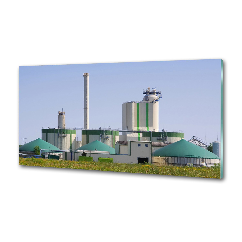 Panel dekor szkło Biogazownia