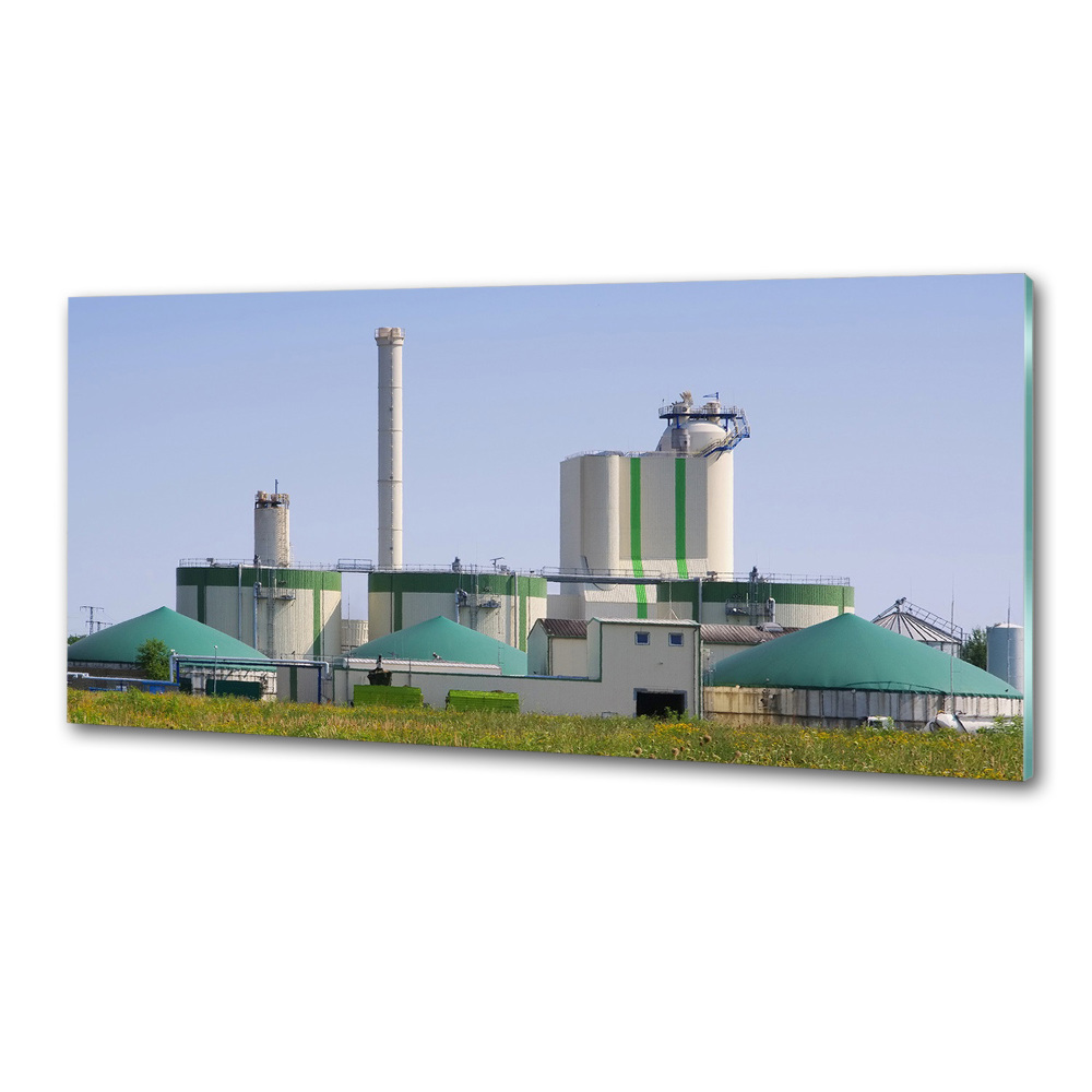 Panel dekor szkło Biogazownia