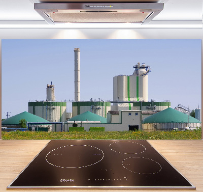 Panel dekor szkło Biogazownia