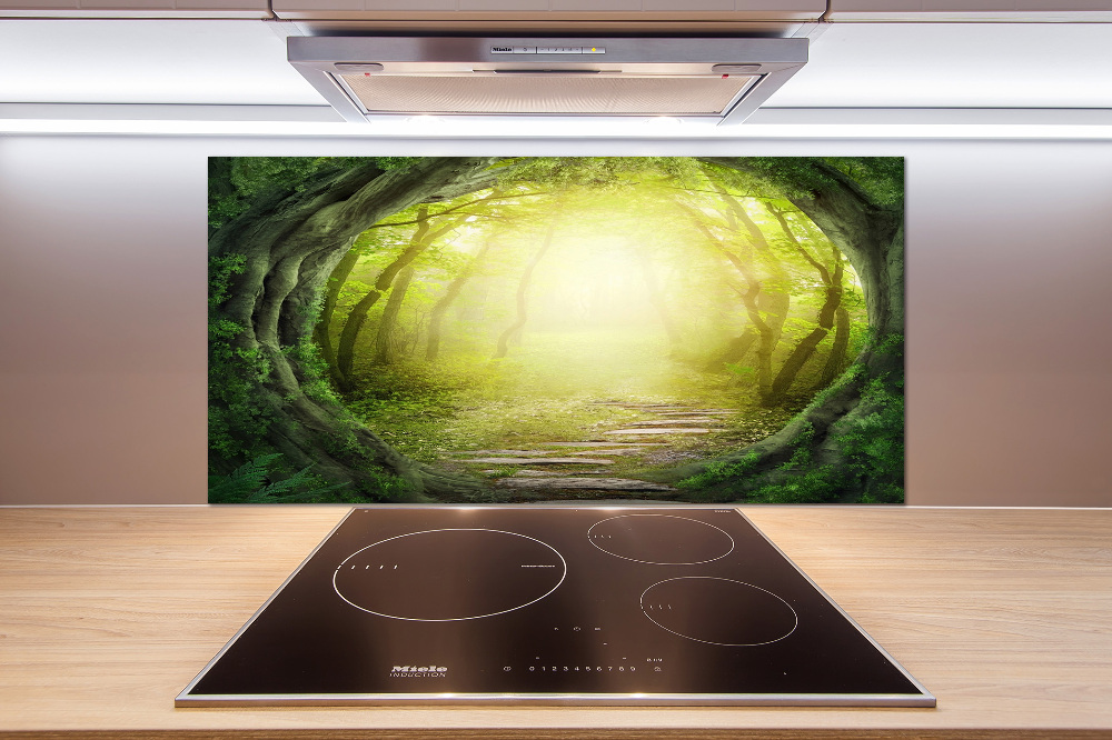 Panel do kuchni Tunel z drzew