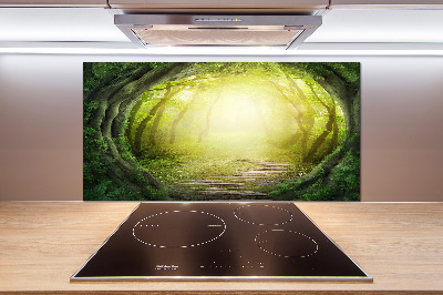 Panel do kuchni Tunel z drzew