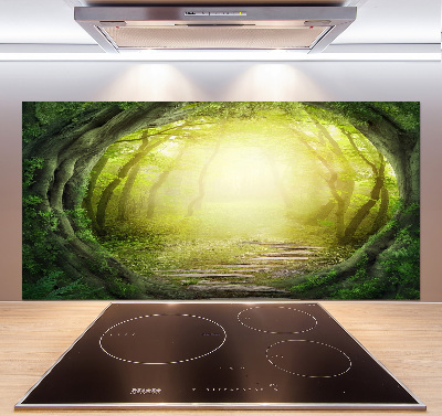 Panel do kuchni Tunel z drzew