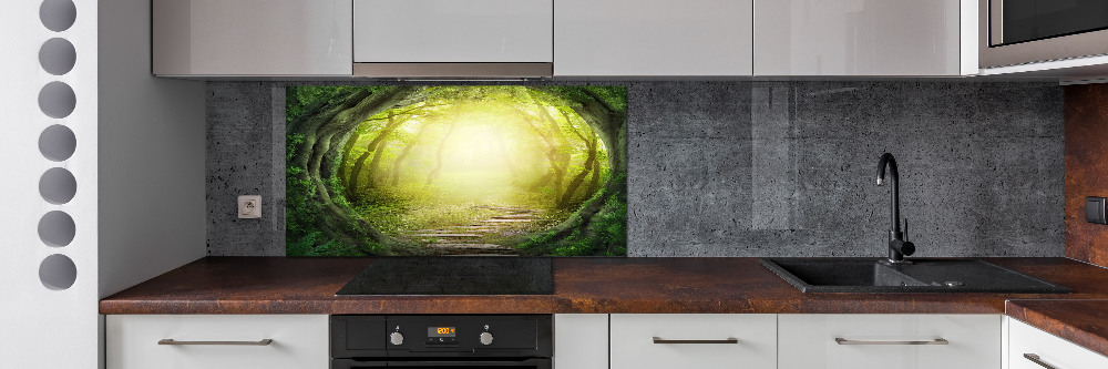 Panel do kuchni Tunel z drzew