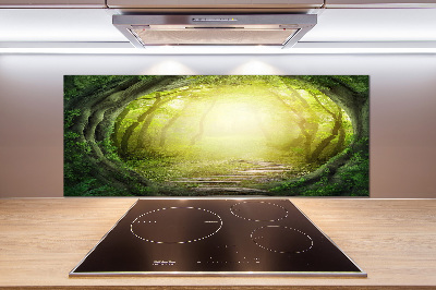 Panel do kuchni Tunel z drzew