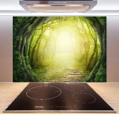 Panel do kuchni Tunel z drzew