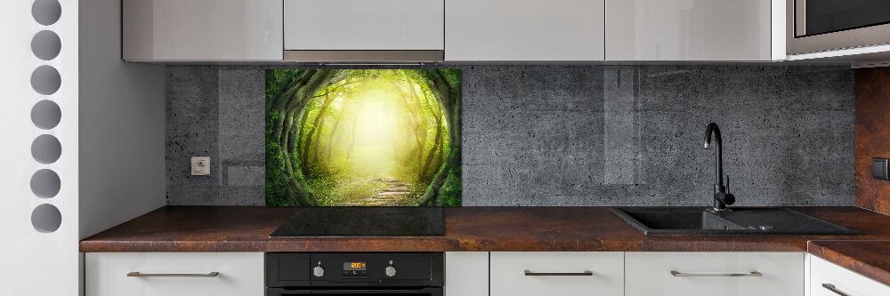 Panel do kuchni Tunel z drzew