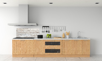Panel lacobel Biała ściana kamień