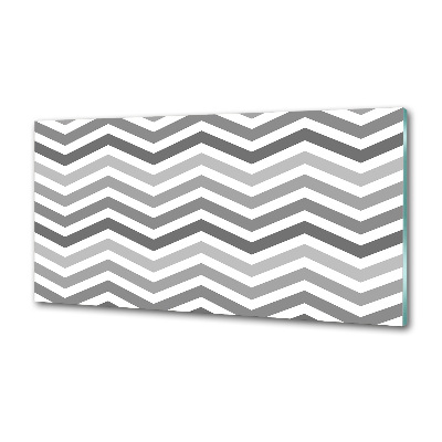 Panel do kuchni Szare zygzaki