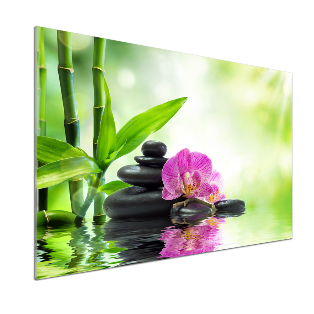 Panel między meble w kuchni Orchidea