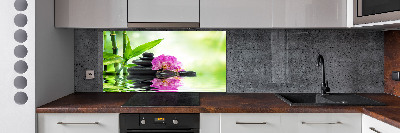 Panel między meble w kuchni Orchidea