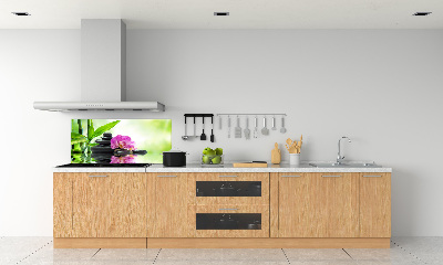 Panel między meble w kuchni Orchidea