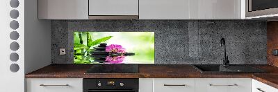 Panel między meble w kuchni Orchidea