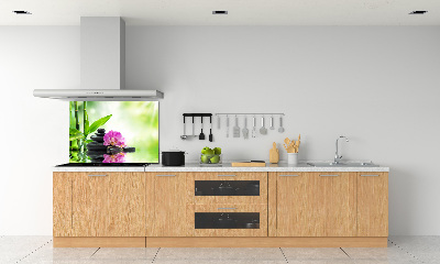Panel między meble w kuchni Orchidea