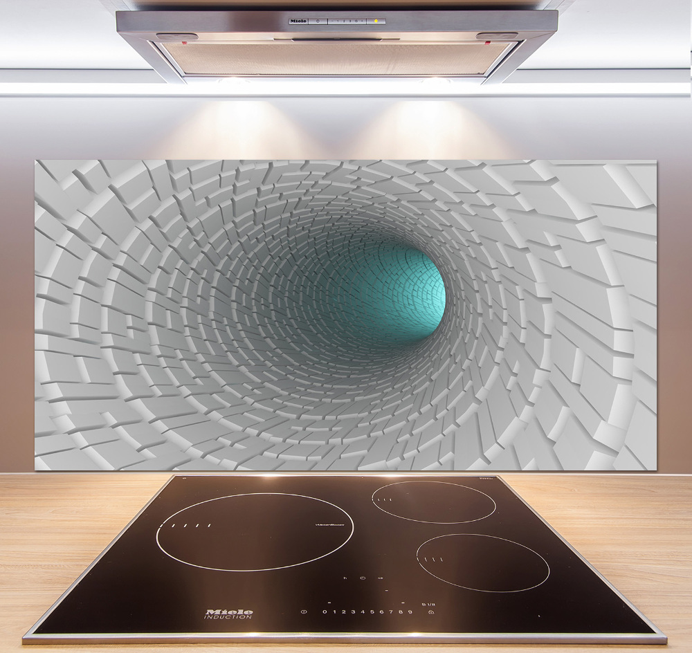 Panel między meble w kuchni Tunel 3D