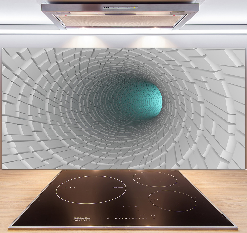 Panel między meble w kuchni Tunel 3D