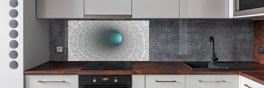 Panel między meble w kuchni Tunel 3D