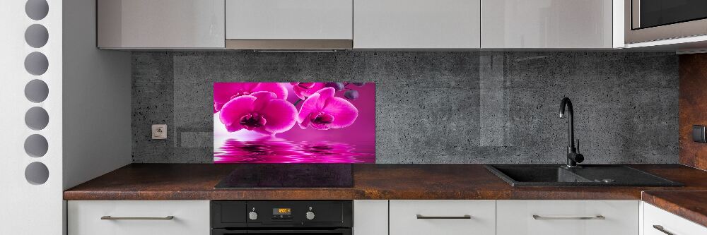 Panel między meble w kuchni Orchidea