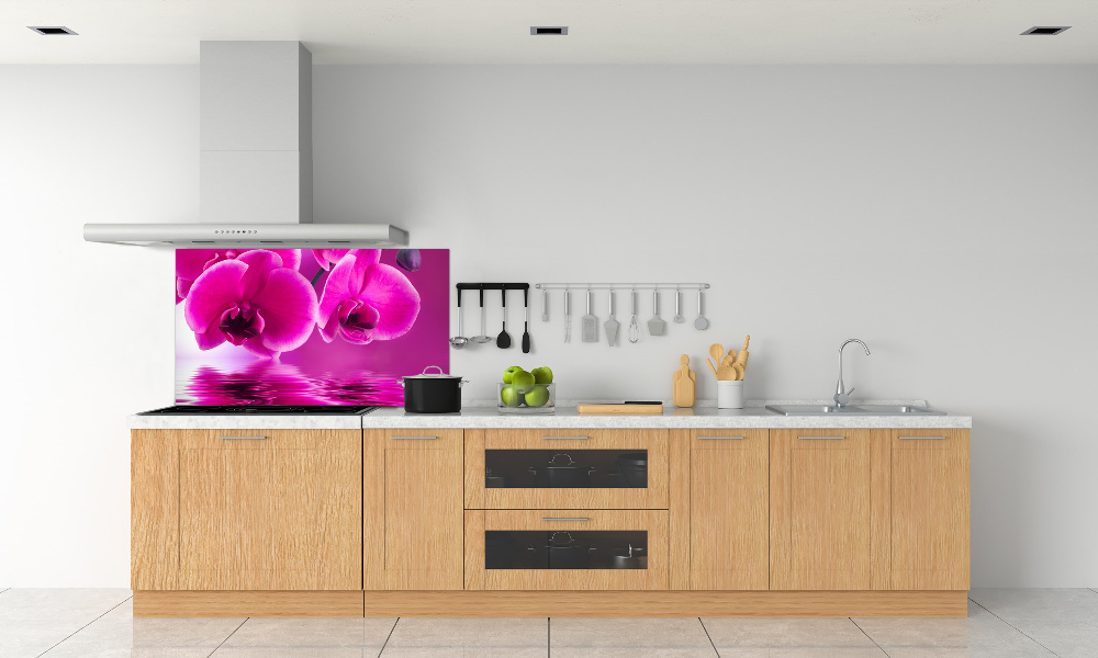 Panel między meble w kuchni Orchidea