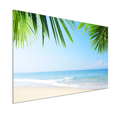 Panel do kuchni Tropikalna plaża
