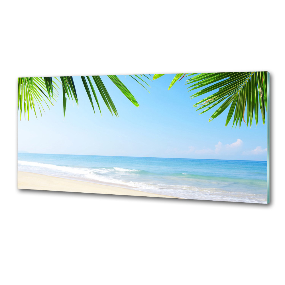 Panel do kuchni Tropikalna plaża