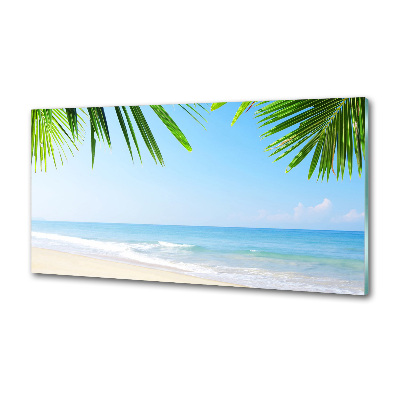 Panel do kuchni Tropikalna plaża