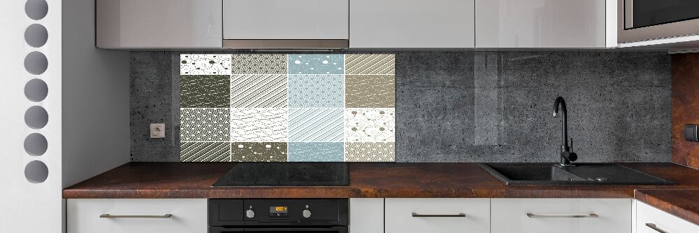 Panel do kuchni Geometryczne wzory