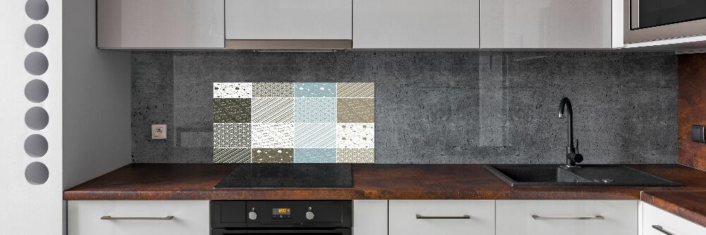 Panel do kuchni Geometryczne wzory