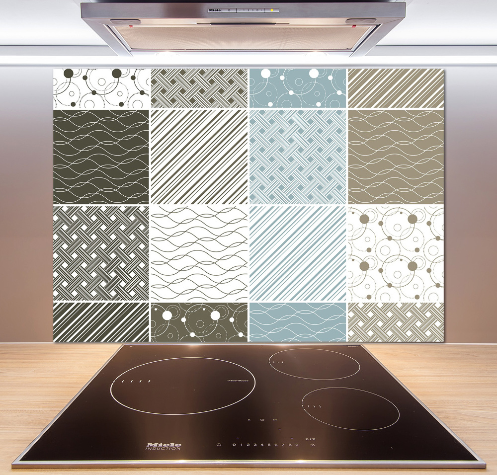 Panel do kuchni Geometryczne wzory