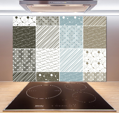 Panel do kuchni Geometryczne wzory
