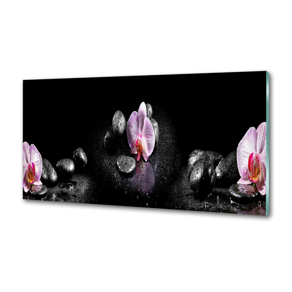 Panel między meble w kuchni Orchidea