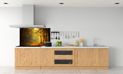 Panel dekor szkło Las jesienią