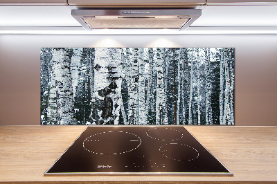 Panel do kuchni Drzewa brzozy